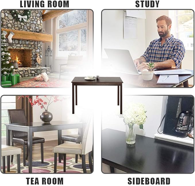 Dining Table Kitchen Table Dining Room Table Small Kitchen Table for Small Spaces Table Dinner Table Home Furniture Rectangular Modern